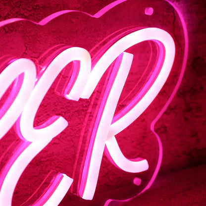 Hustler Red Custom Led Neon Sign - Shineneon
