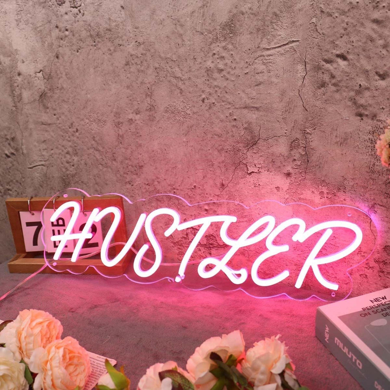 Hustler Red Custom Led Neon Sign - Shineneon