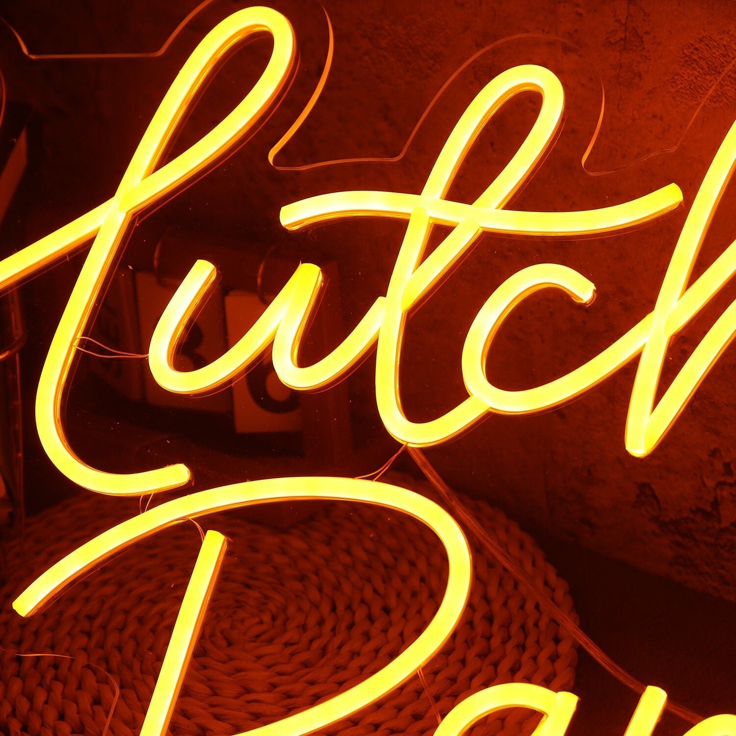 Hutch Rangers Orange Led Neon Sign - Shineneon