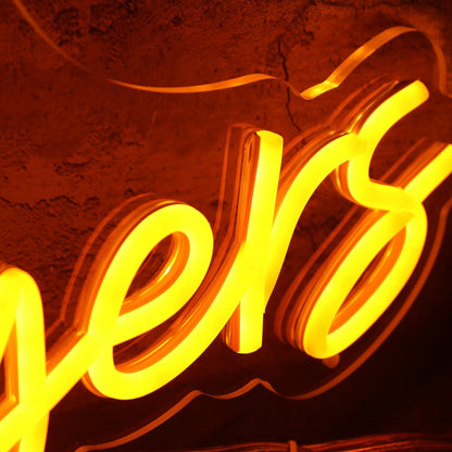 Hutch Rangers Orange Led Neon Sign - Shineneon