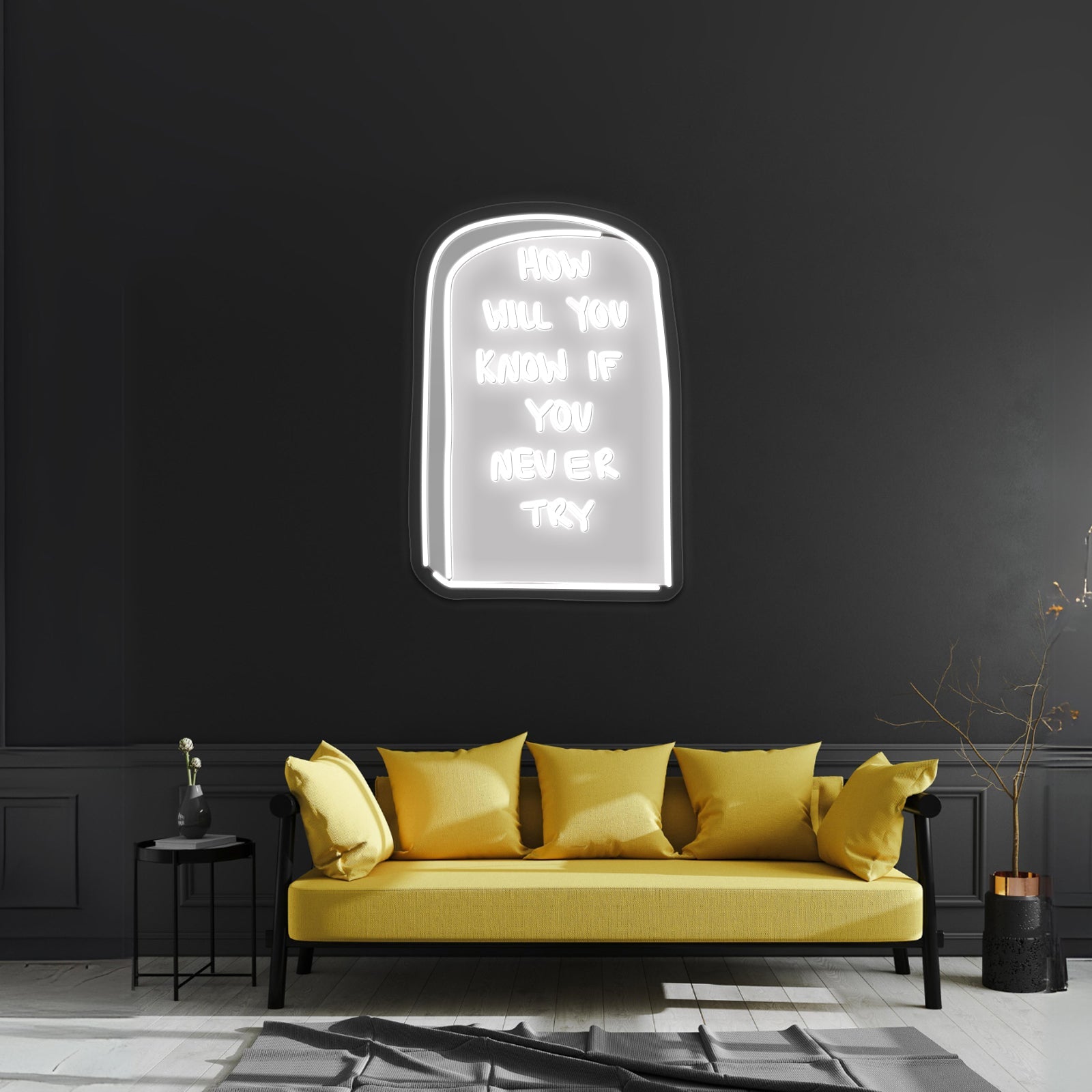 Hwykiynt Headstone Artwork Led Custom Signs - Shineneon