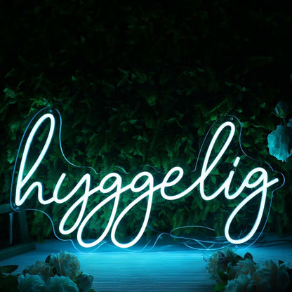 Hyggelig Blue Led Neon Sign - Shineneon