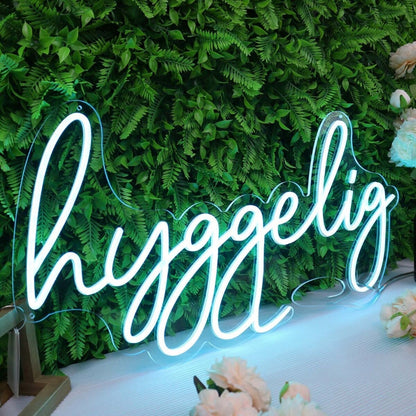 Hyggelig Blue Led Neon Sign - Shineneon