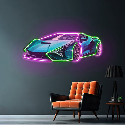 Hypercar Led Neon Sign Light Custom Led Signs - Shineneon