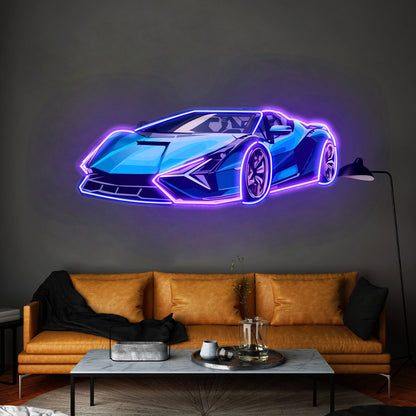 Hypercar Led Neon Sign Light Custom Led Signs - Shineneon