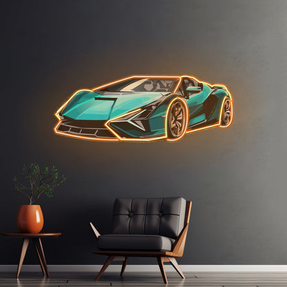 Hypercar Led Neon Sign Light Custom Led Signs - Shineneon