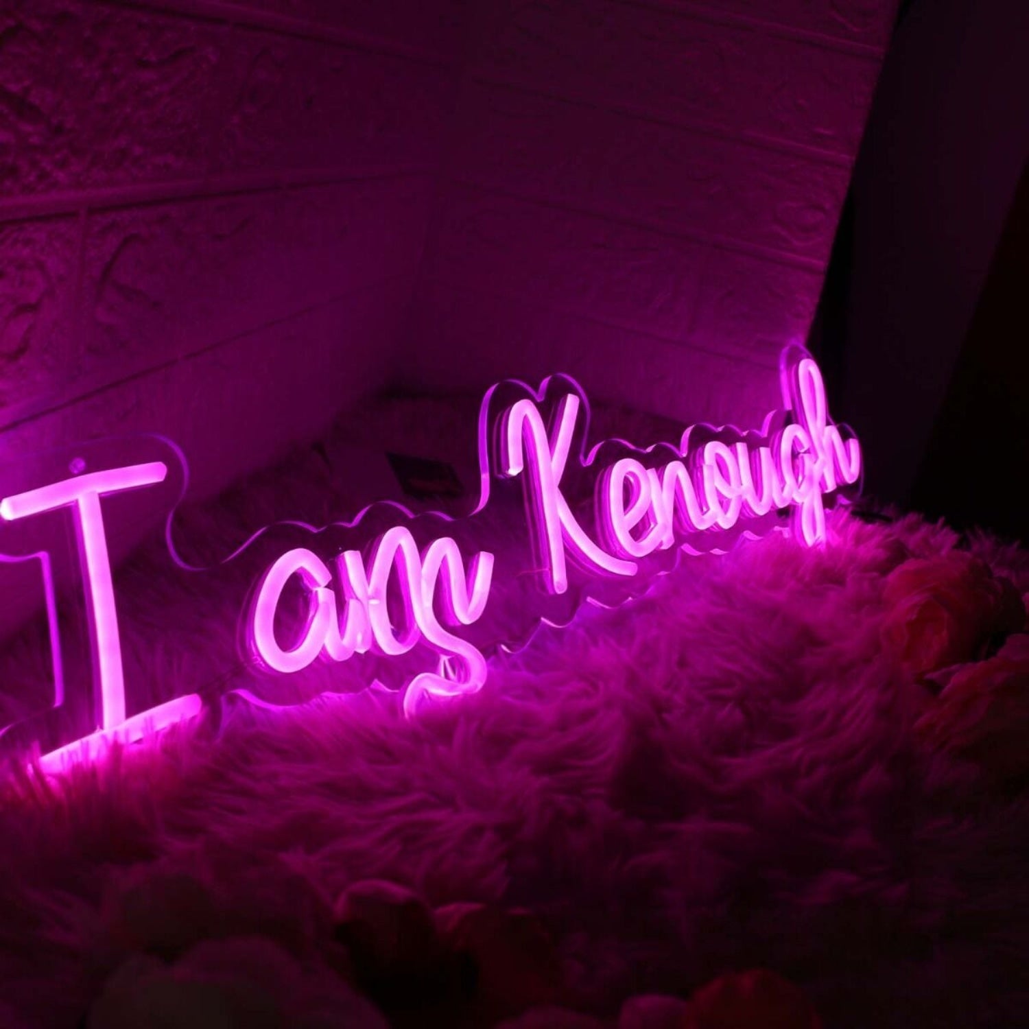 I Am Kenough Pink Led Neon Sign - Shineneon