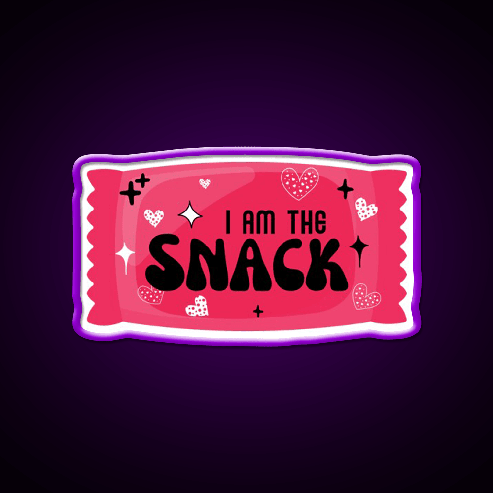 I Am The Snack Food Led Neon Sign Rgb Color - Shineneon