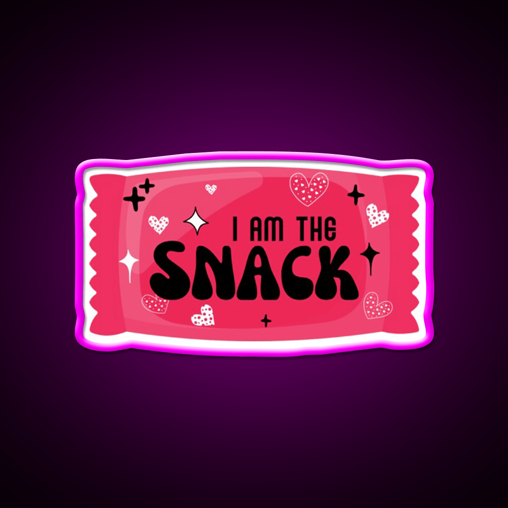 I Am The Snack Food Led Neon Sign Rgb Color - Shineneon
