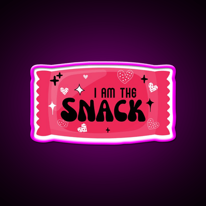 I Am The Snack Food Led Neon Sign Rgb Color - Shineneon