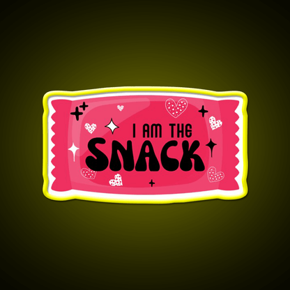 I Am The Snack Food Led Neon Sign Rgb Color - Shineneon