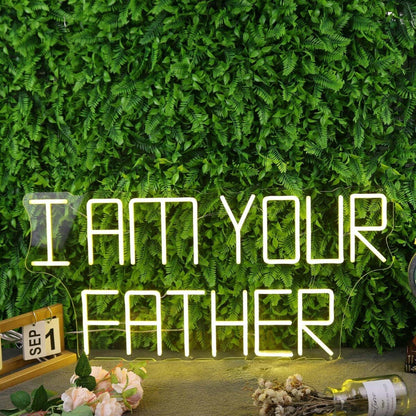 I Am Your Father Yellow Led Neon Sign - Shineneon