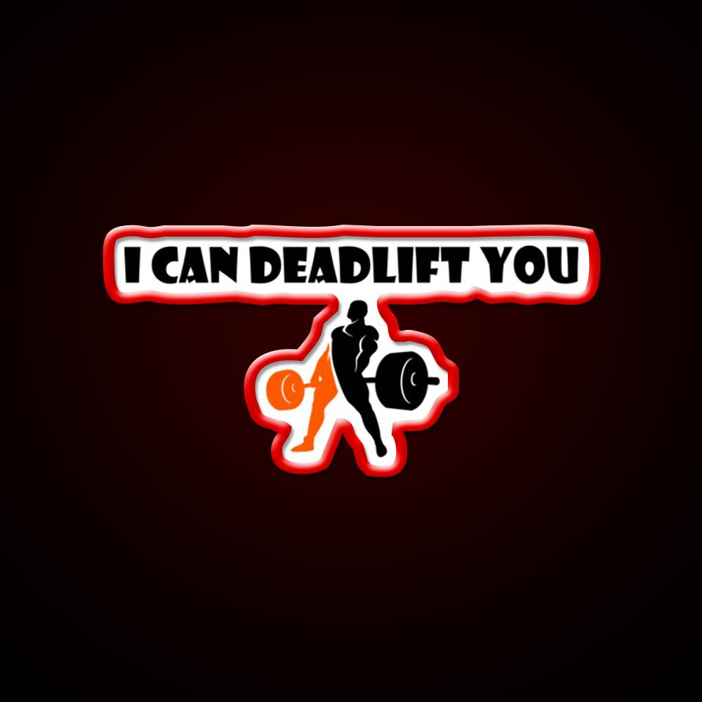 I Can Deadlift You Gym Fitness Led Neon Sign Rgb Color - LED neon sign view 10