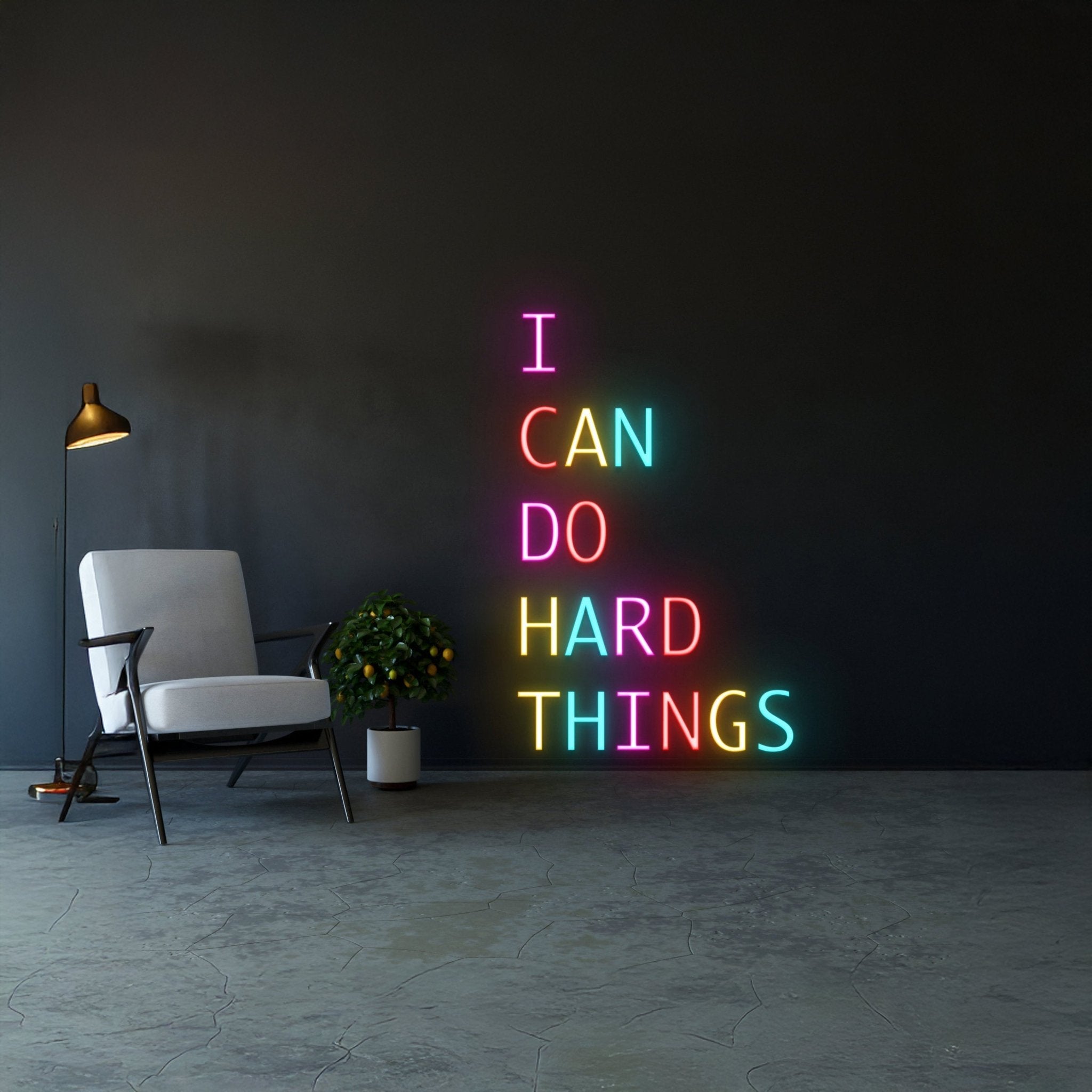 I Can Do Hard Things Neon Light - Shineneon