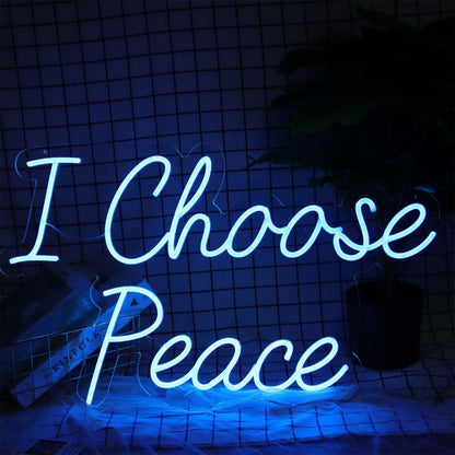 I Choose Peace Neon Sign | Shineneon