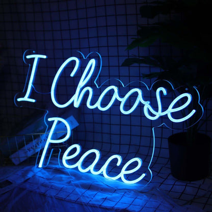 I Choose Peace Neon Sign | Shineneon