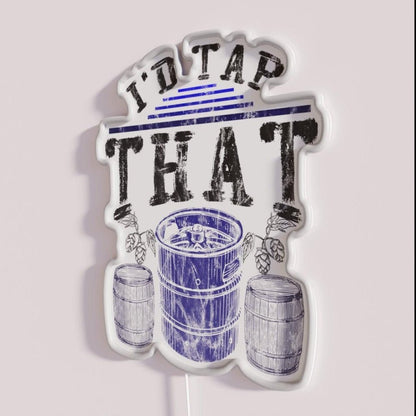 I D Tap That Keg Rgb Led Neon Sign - Shineneon