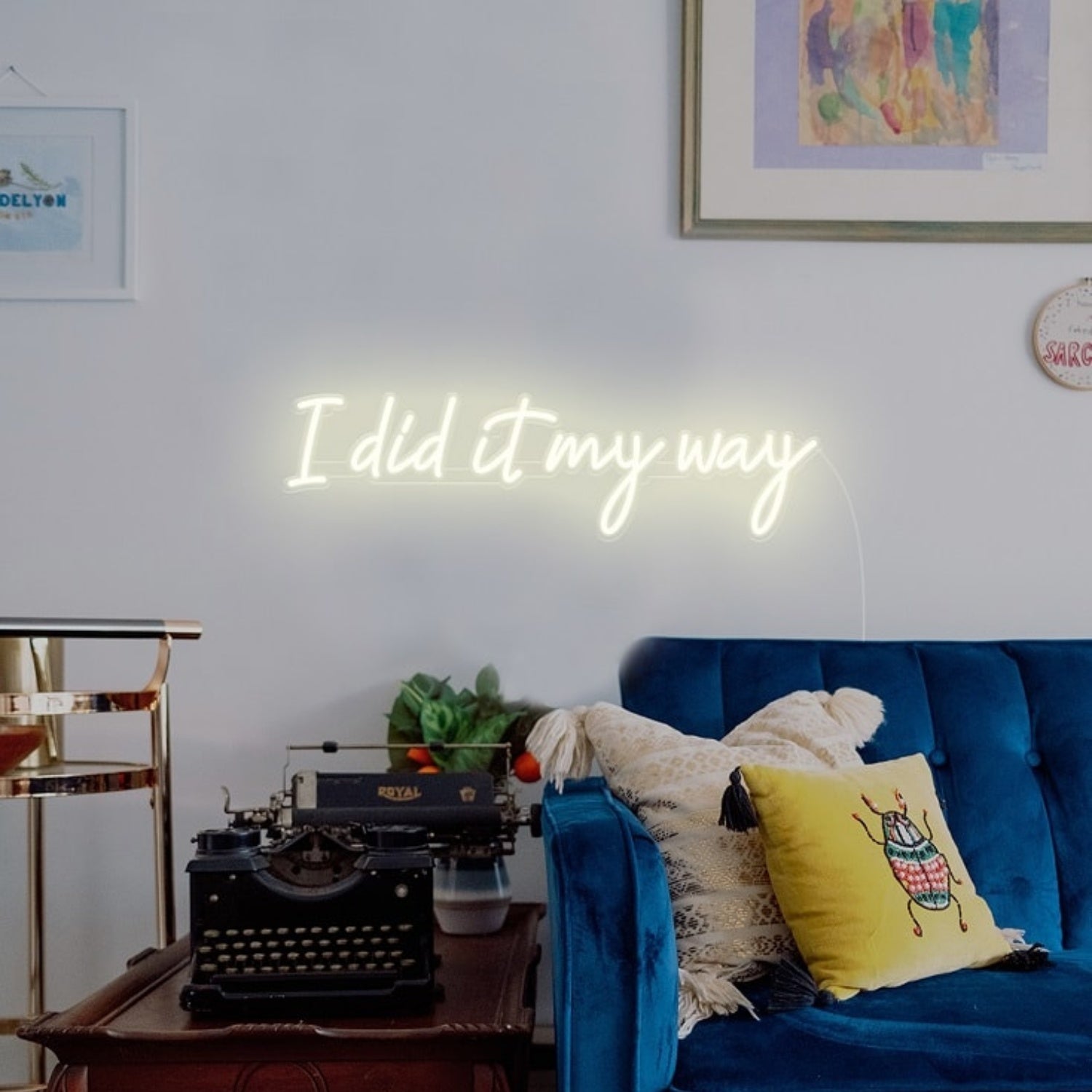 I Did It My Way Led Neon Sign Wall Art | Shineneon