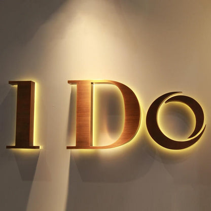 I Do 3D Backlit Channel Letters Led Light Sign - Shineneon