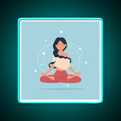 I Do Yoga To Burn Off The Crazy Yoga Led Neon Sign Rgb Color