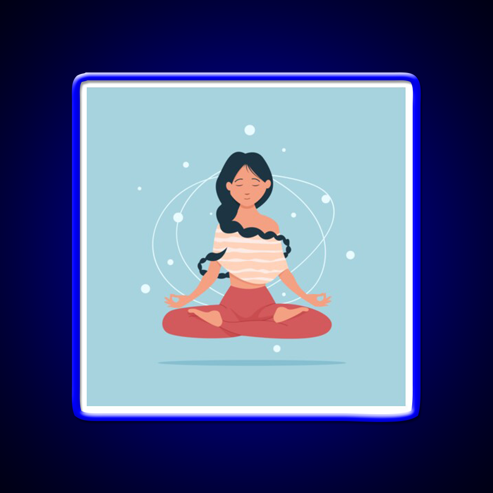 I Do Yoga To Burn Off The Crazy Yoga Led Neon Sign Rgb Color