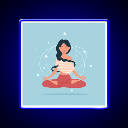 I Do Yoga To Burn Off The Crazy Yoga Led Neon Sign Rgb Color