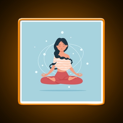 I Do Yoga To Burn Off The Crazy Yoga Led Neon Sign Rgb Color