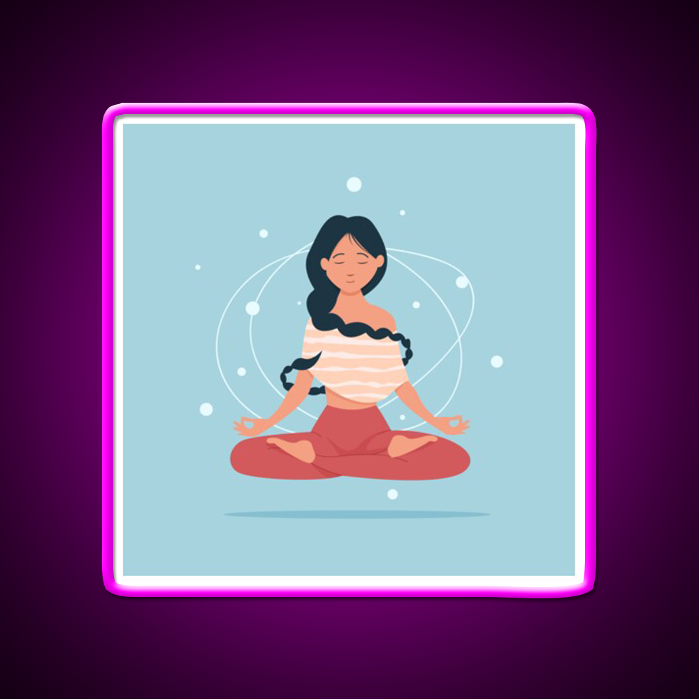 I Do Yoga To Burn Off The Crazy Yoga Led Neon Sign Rgb Color