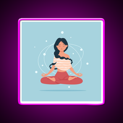 I Do Yoga To Burn Off The Crazy Yoga Led Neon Sign Rgb Color