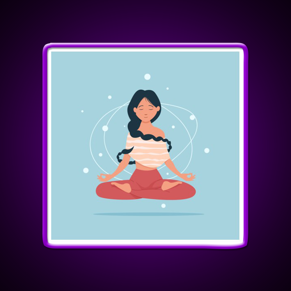 I Do Yoga To Burn Off The Crazy Yoga Led Neon Sign Rgb Color