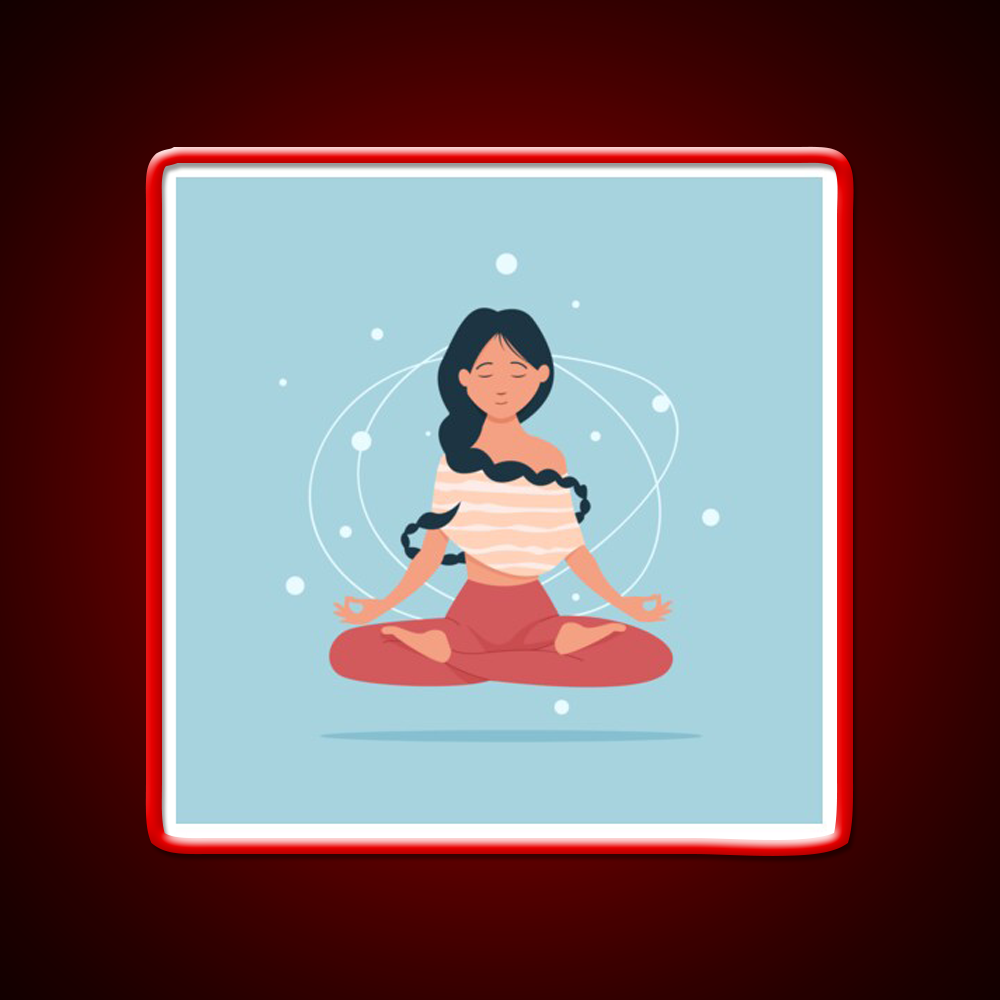 I Do Yoga To Burn Off The Crazy Yoga Led Neon Sign Rgb Color