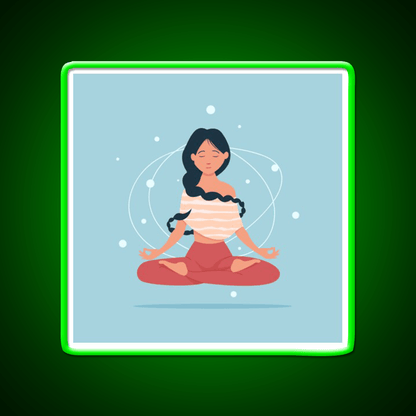 I Do Yoga To Burn Off The Crazy Yoga Led Neon Sign Rgb Color - Shineneon