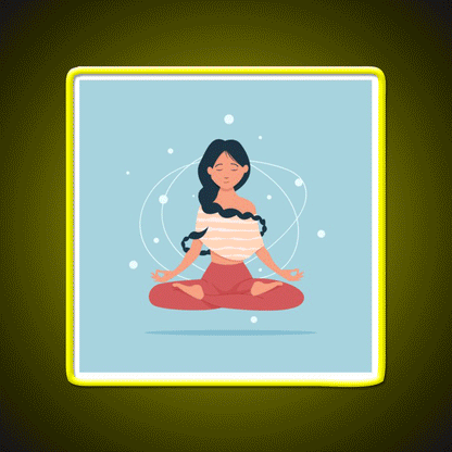 I Do Yoga To Burn Off The Crazy Yoga Led Neon Sign Rgb Color