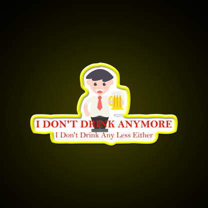 I Dont Drink Anymore Funny Beer Man Cave Bar Led Neon Sign Rgb Color - LED neon sign view 7