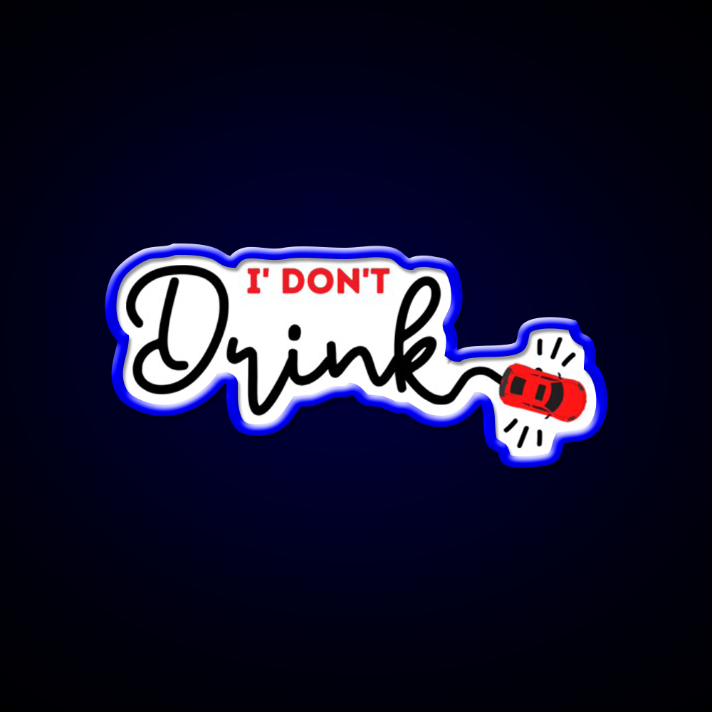 I Dont Drink Man Cave Bar Led Neon Sign Rgb Color - LED neon sign view 5