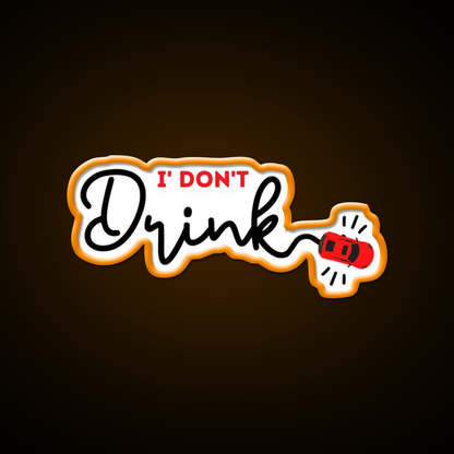 I Dont Drink Man Cave Bar Led Neon Sign Rgb Color - LED neon sign view 6
