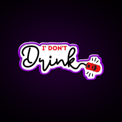 I Dont Drink Man Cave Bar Led Neon Sign Rgb Color - LED neon sign view 9