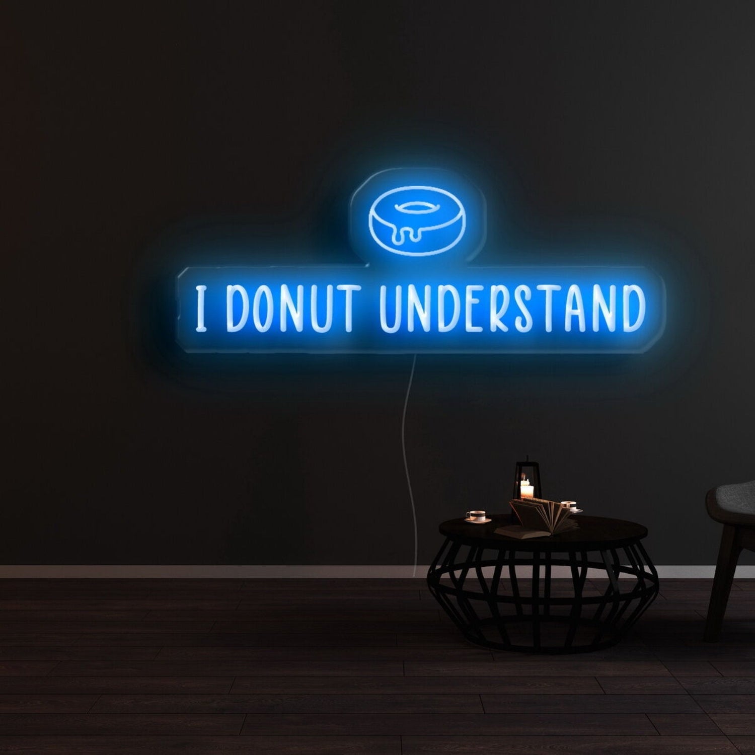 I Donut Understand Led Neon Sign - Shineneon