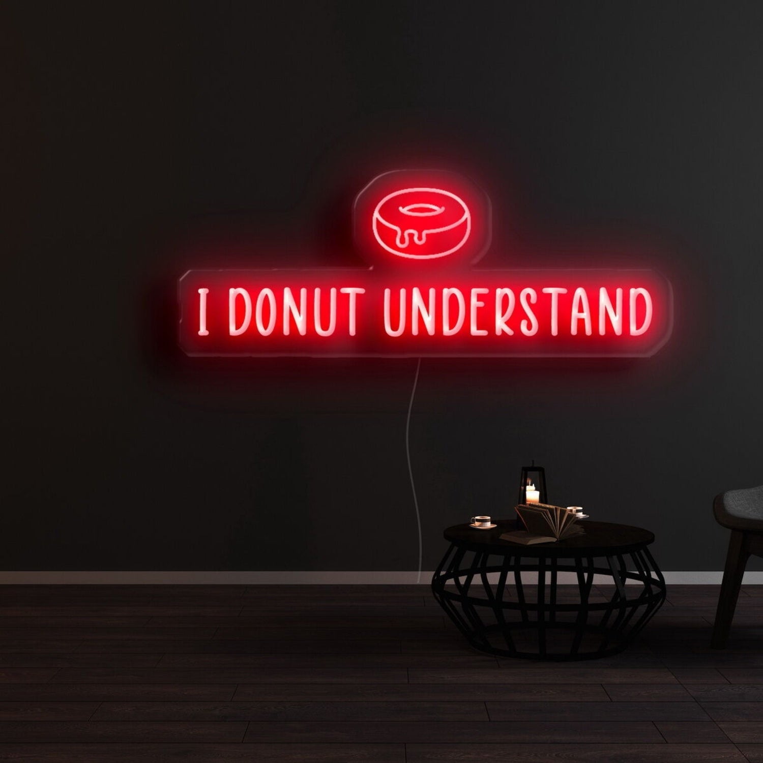 I Donut Understand Led Neon Sign - Shineneon