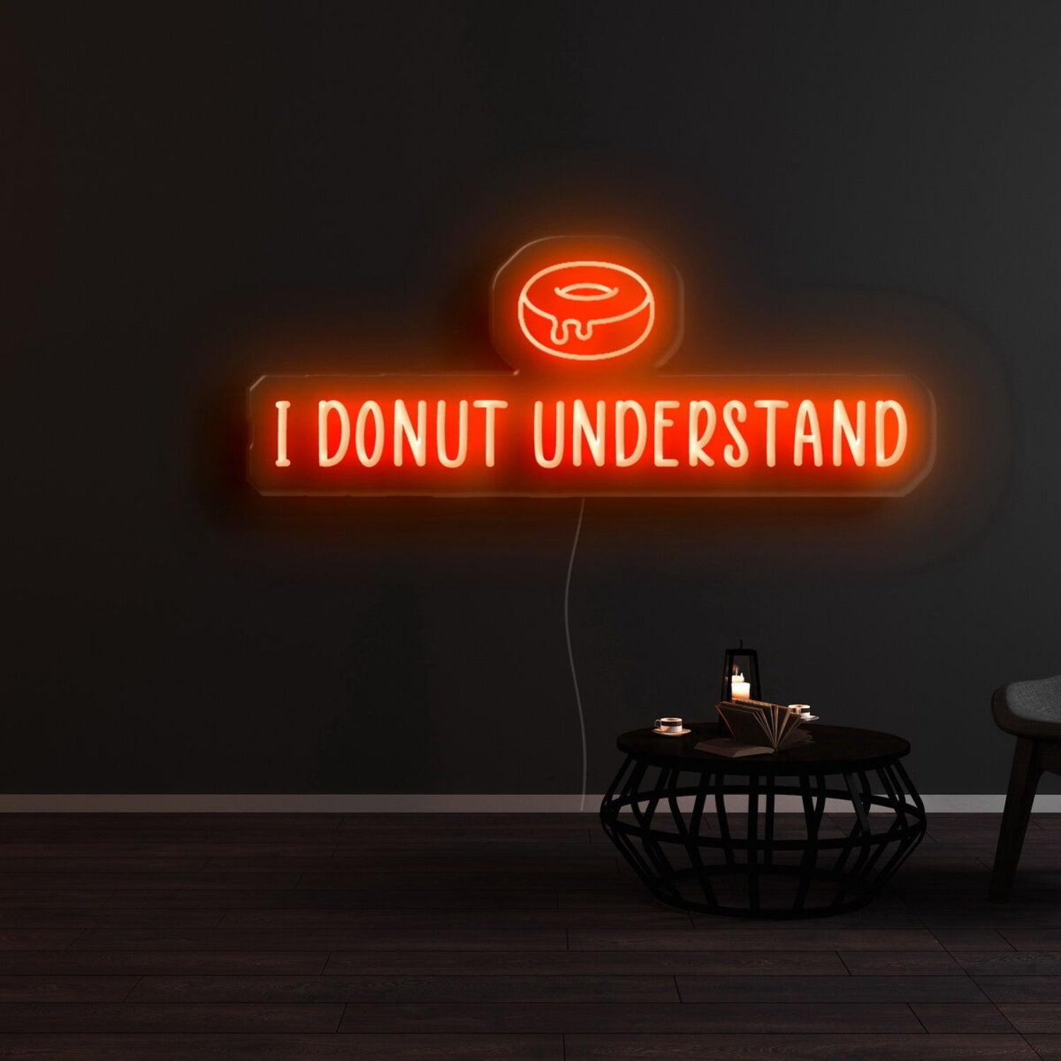 I Donut Understand Led Neon Sign - Shineneon