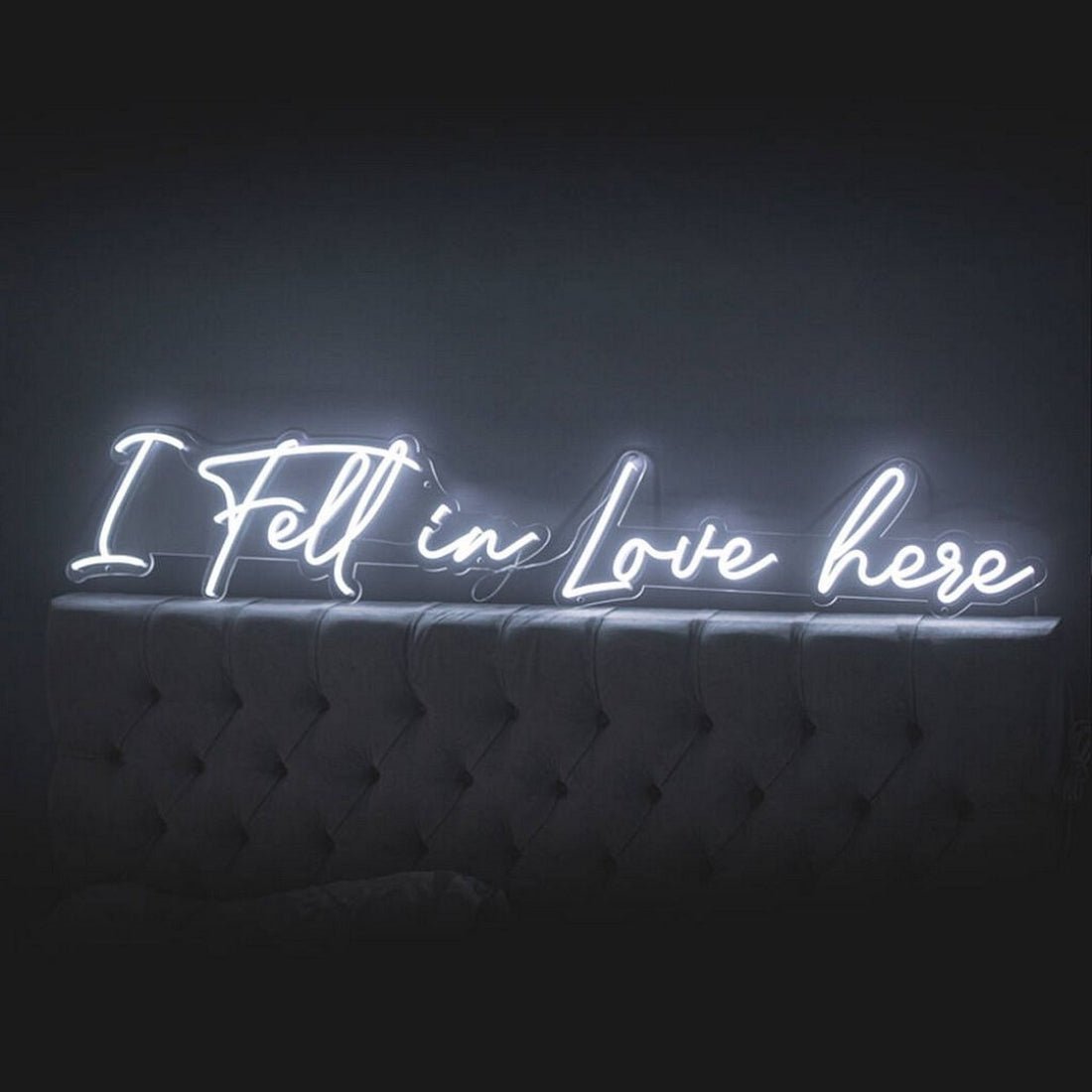 I Fell In Love Here Led Sign Business Neon Sign - Shineneon