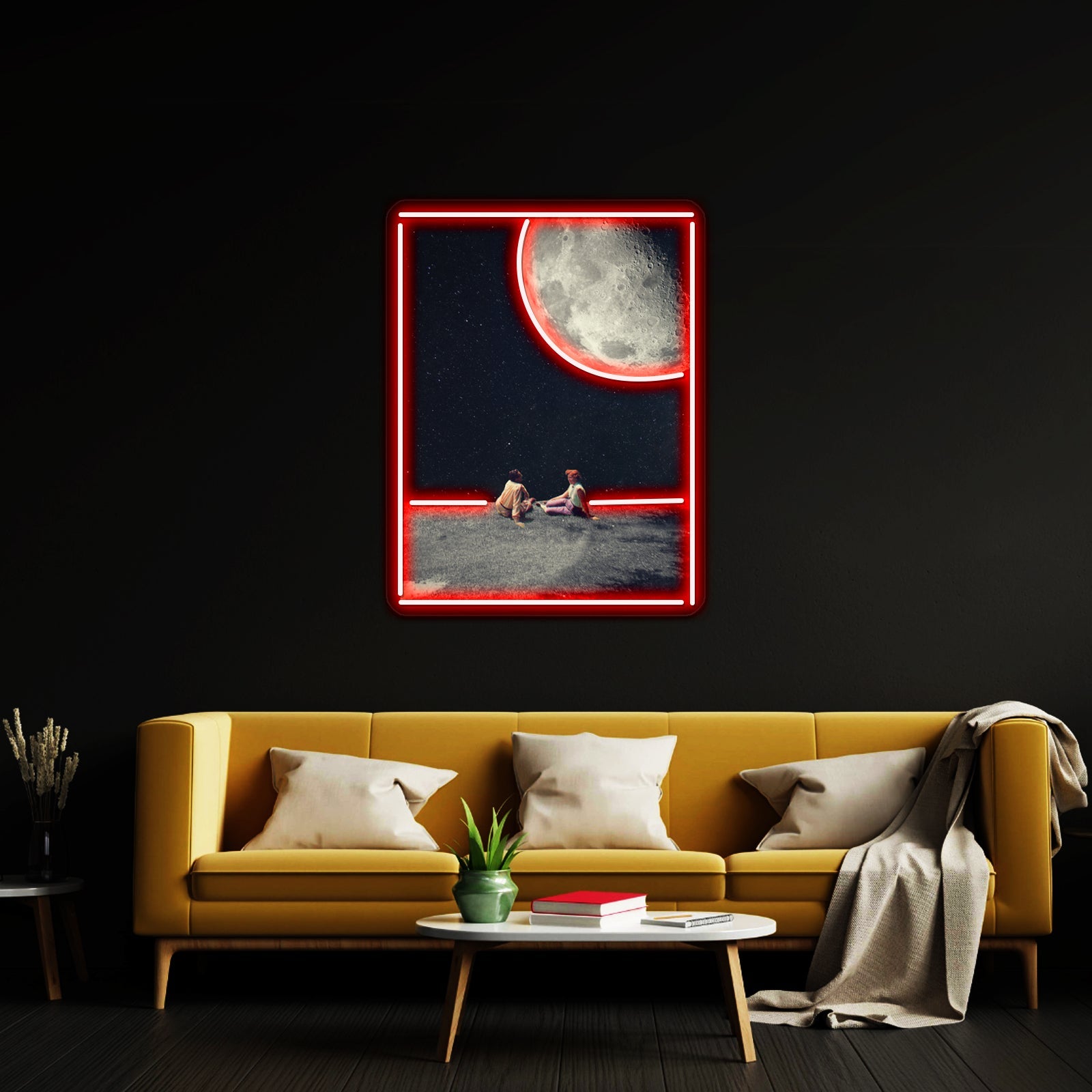 I Gave You The Moon For A Smile Artwork Led Custom Signs - Shineneon