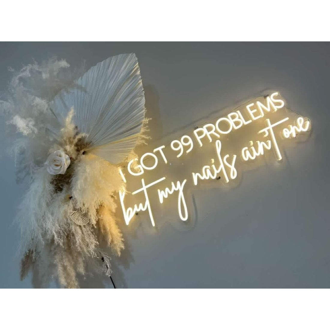 I Got 99 Problems But My Nails Ain 锟斤拷t One Neon Signs Neon Lights Led Neon Signs