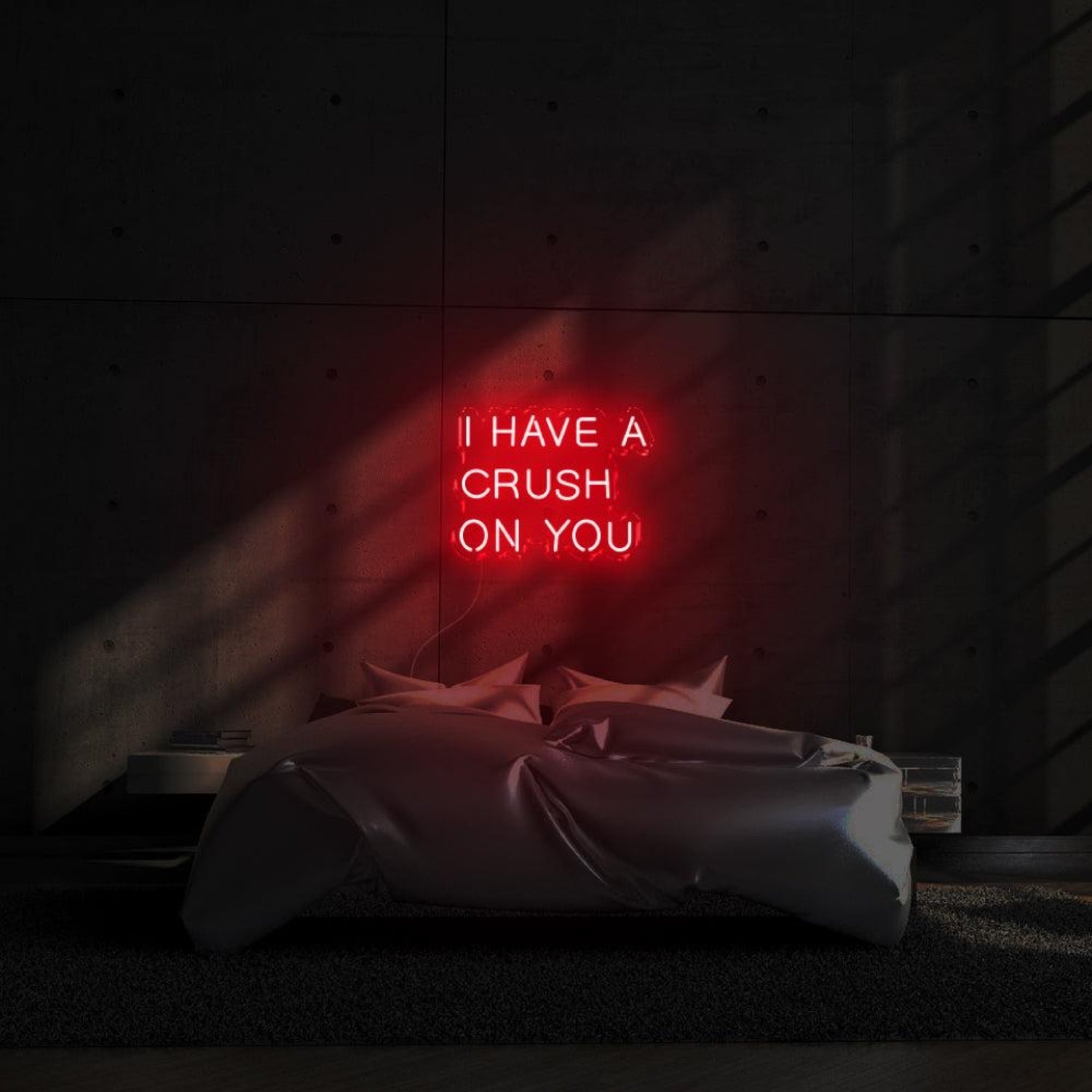 I Have A Crush On You Led Neon Sign For Romantic Bedroom Wall Decor | Shineneon