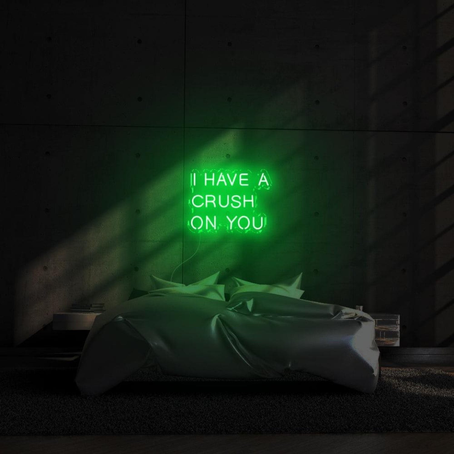 I Have A Crush On You Led Neon Sign For Romantic Bedroom Wall Decor | Shineneon