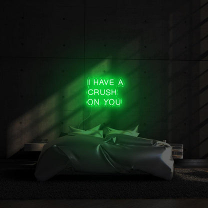 I Have A Crush On You Led Neon Sign For Romantic Bedroom Wall Decor | Shineneon