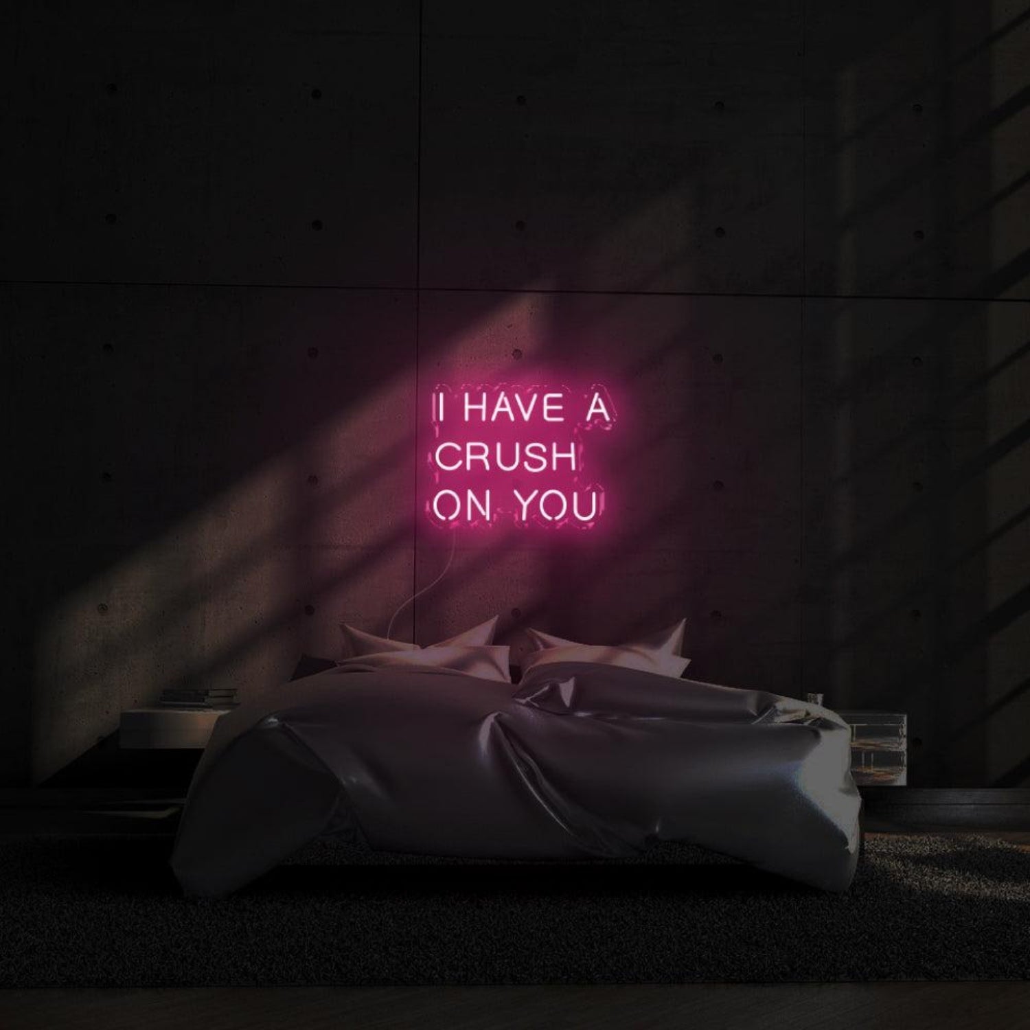 I Have A Crush On You Led Neon Sign For Romantic Bedroom Wall Decor | Shineneon