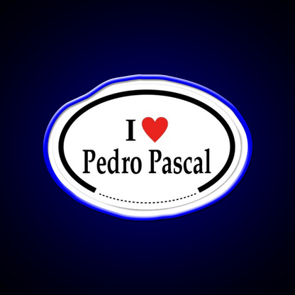 I Heart Pedro Pascal Whiskey Drink Bar Led Neon Sign Rgb Color - Shineneon