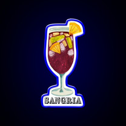 I Just Love Sangria Cocktail Bar Decor Led Neon Sign Rgb Color - LED neon sign view 5