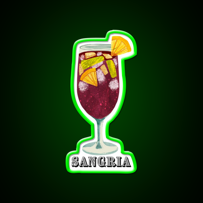 I Just Love Sangria Cocktail Bar Decor Led Neon Sign Rgb Color - LED neon sign view 8